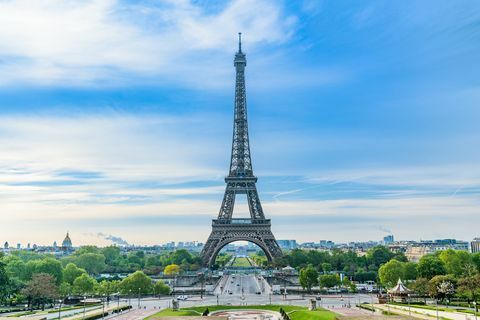 torre eiffel e cidade de paris pela manhã, paris, frança paris, frança