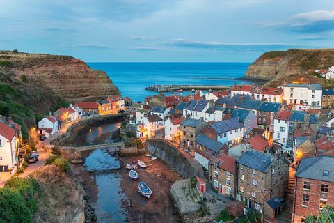 Staithes em Yorkshire