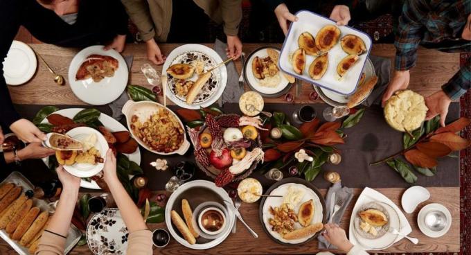 comida de ação de graças