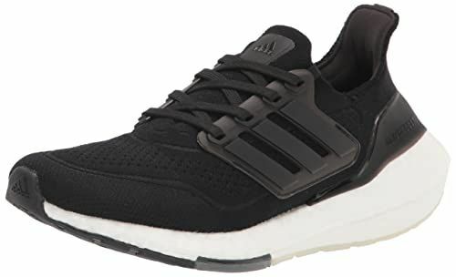 Tênis de corrida feminino adidas Ultraboost 21, preto, preto, cinza, 8