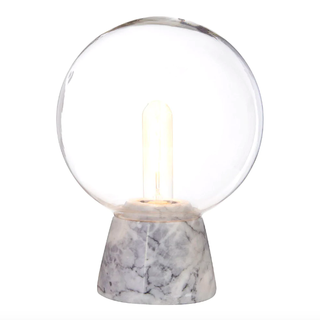 Farah Globe Lamp em cinza