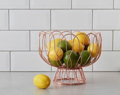 Cesta de frutas de cobre - £ 22,00, a casa contemporânea