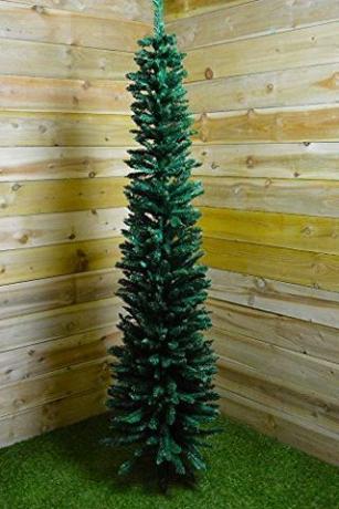 Árvore de Natal de 200 cm, Lápis Verde Pinheiro Slim Tree