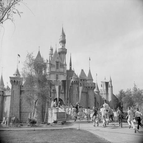 melhores fotos da disney dia de abertura na disneyland 1955