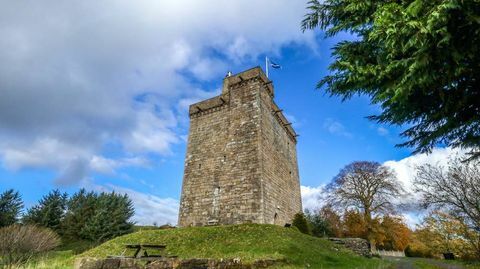 Castelo de Mains em Glasgow fotos