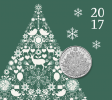 The Royal Mint lança moeda de prata £ 5 da árvore de Natal 2017