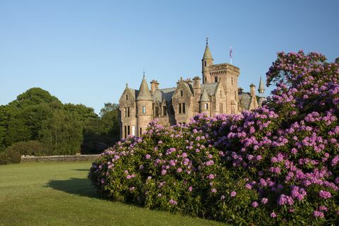 Crawfordton House, Mansão Baronial escocesa - castelo