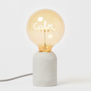 Lâmpada LED calma E27 2W amarelo