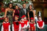 Família Obama envia cartão de Natal da Casa Branca para 2016
