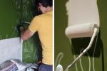 Paint DIY: como transformar um banheiro no andar de baixo com tinta