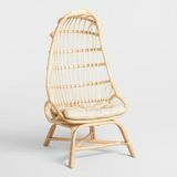 Cadeira natural do casulo de Rattan Fallon