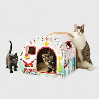 Casa Clássica para Gato de Campista de Natal