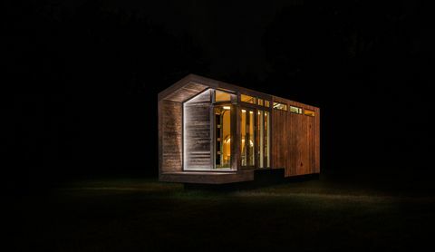 Luz, Noite, Iluminação, Arquitetura, Escuridão, Casa, Edifício, Galpão, Cabana de madeira, Fachada, 