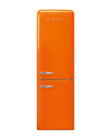 Smeg 11,7 pés cúbicos Frigorífico com congelador inferior, laranja