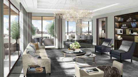 Sub-Penthouse com 3 quartos - The W1 London - sala de estar