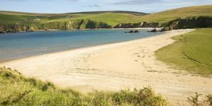 praia da ilha de shetland