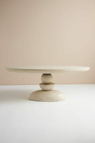 Mesa de jantar oval Sonali da Anthropologie em bege