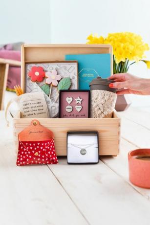 Caixa de presente personalizada para o dia das mães