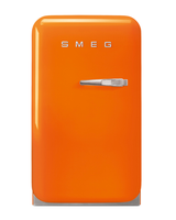 Smeg 1,5 pés cúbicos Geladeira compacta, laranja