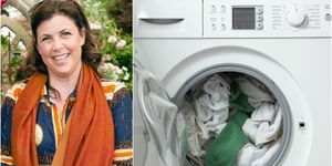 Kirstie Alsopp / máquina de lavar roupa