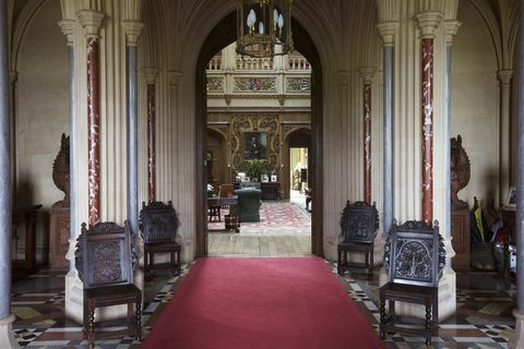 Vida Diária Em Highclere Castle Casa Para Programa De Televisão Downton Abbey