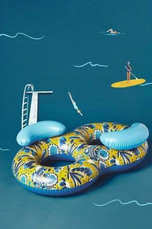 Vera para Anthropologie Periwinkle Double Pool Float