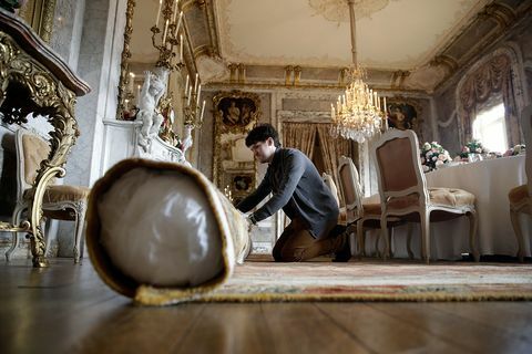 Waddesdon Manor, preparação de Natal