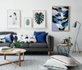 Organização da sala de estar: os sofás devem ser encostados na parede?