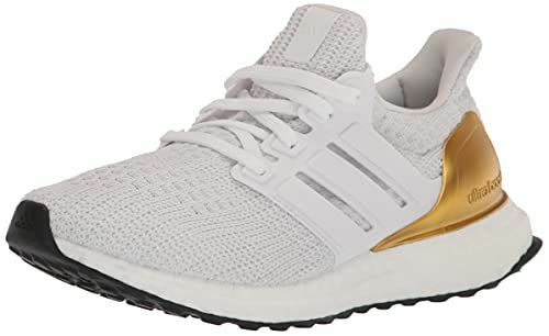 Tênis de corrida feminino adidas Ultraboost 4.0 DNA, Branco, Branco, Preto, 7,5