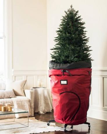 Rolando saco de armazenamento de árvore de Natal