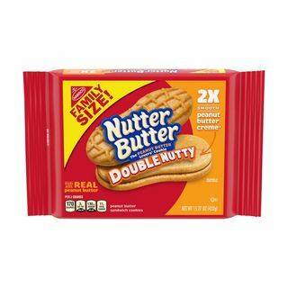 Manteiga Nutter Cookies duplos de nozes