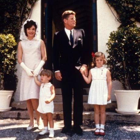 Kennedys na missa da Páscoa