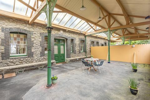 casa convertida da estação de trem vitoriana à venda por £ 275.000