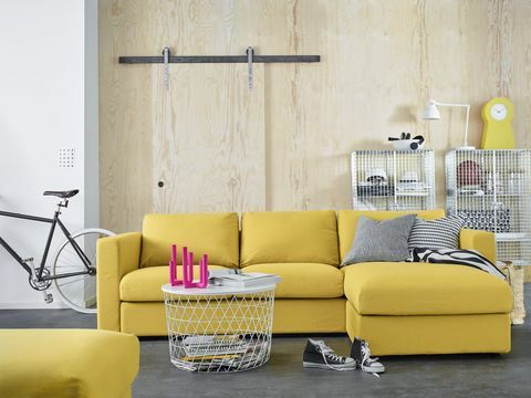 Sofá Ikea VIMLE - amarelo