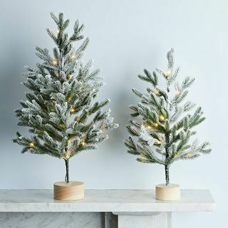 Mini Decoração de Árvore de Natal Iluminada