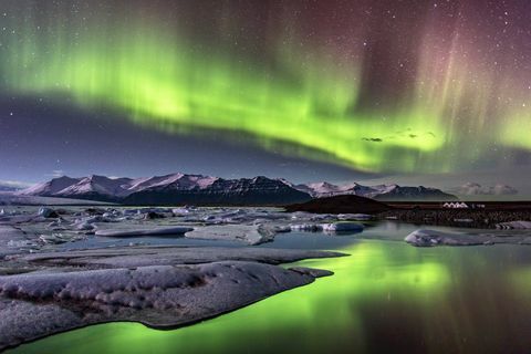 Aurora Boreal na Islândia