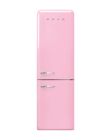 Smeg 11,7 pés cúbicos Geladeira com Freezer, Rosa