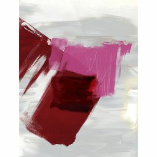 Tela Abstrata Magenta II