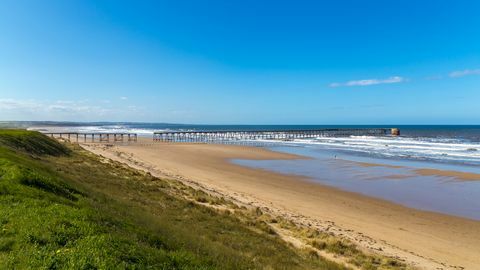 North Sands Beach, Hartlepool, Reino Unido