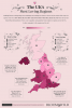 O mapa de amor da Bloom & Wild revela as regiões mais baixas e mais amorosas do Reino Unido