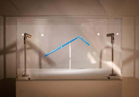 A instalação Last Straw da Ikea no Design Museum, Londres - plásticos descartáveis