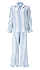 John Lewis & Partners Luna Stripe Conjunto de pijama de algodão
