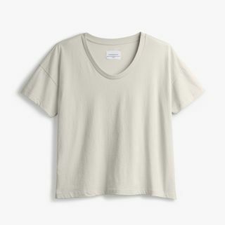 Camiseta feminina de algodão orgânico