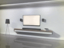 A nova TV da Samsung se disfarçará na parede da sala