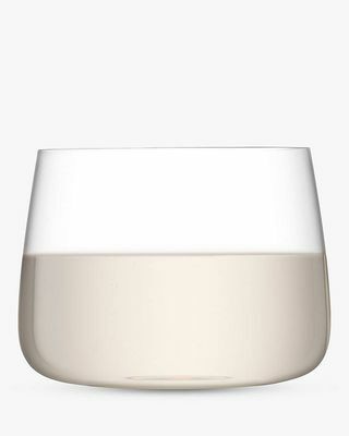 Copo de vidro de vinho sem haste metropolitano, conjunto de 4, transparente