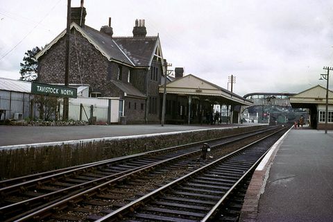 estação ferroviária tavistock north, fotografada em 4 de maio de 1968