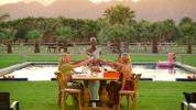 A viagem das meninas 'Selling Sunset' ocorreu nesta villa de 20 acres