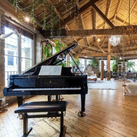 airbnbs com pianos em londres