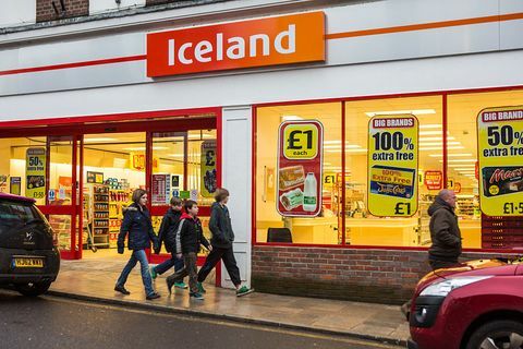 Reino Unido - Varejo - Islândia supermercado