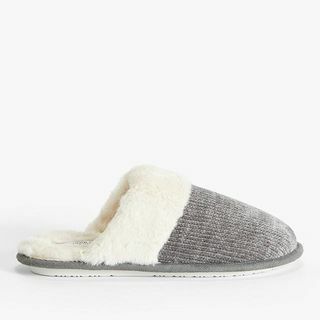 Chinelos John Lewis Faux Fur Chenille Mule